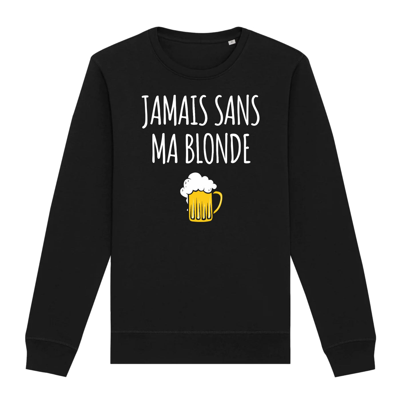 Sweat Adulte Jamais sans ma blonde 