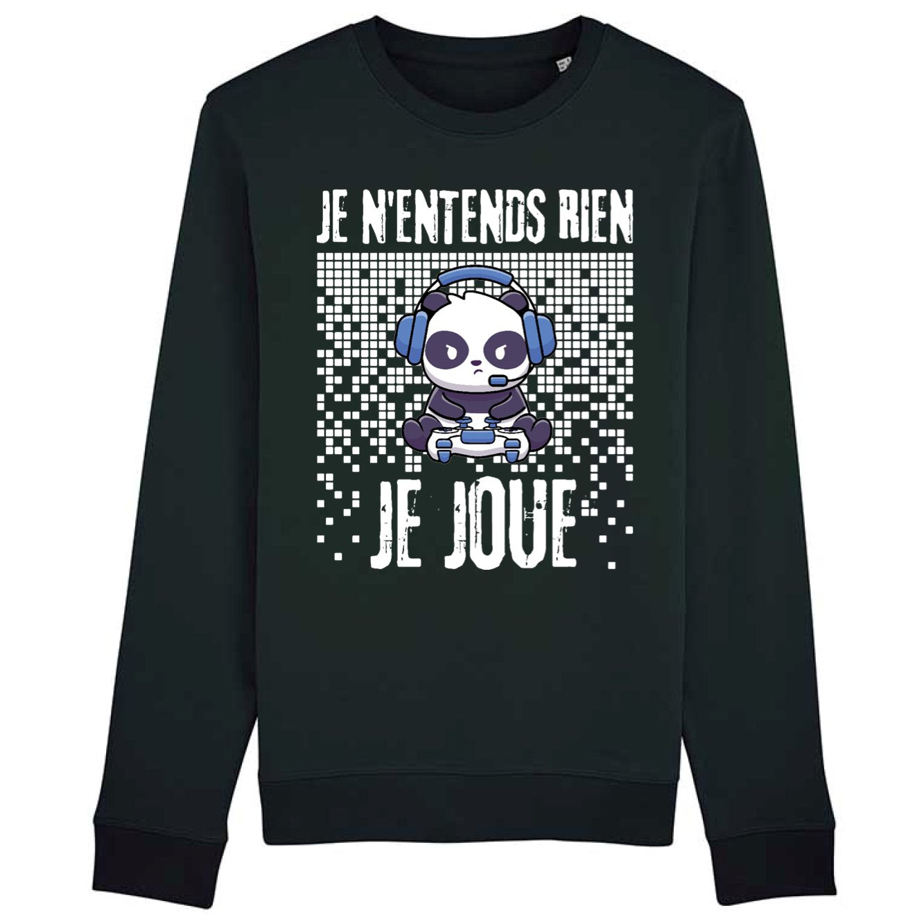 Sweat Adulte Je n'entends rien je joue 