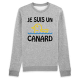 Sweat Adulte Je suis un canard 