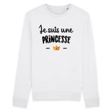 Sweat Adulte Je suis une princesse 