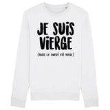 Sweat Adulte Je suis vierge 