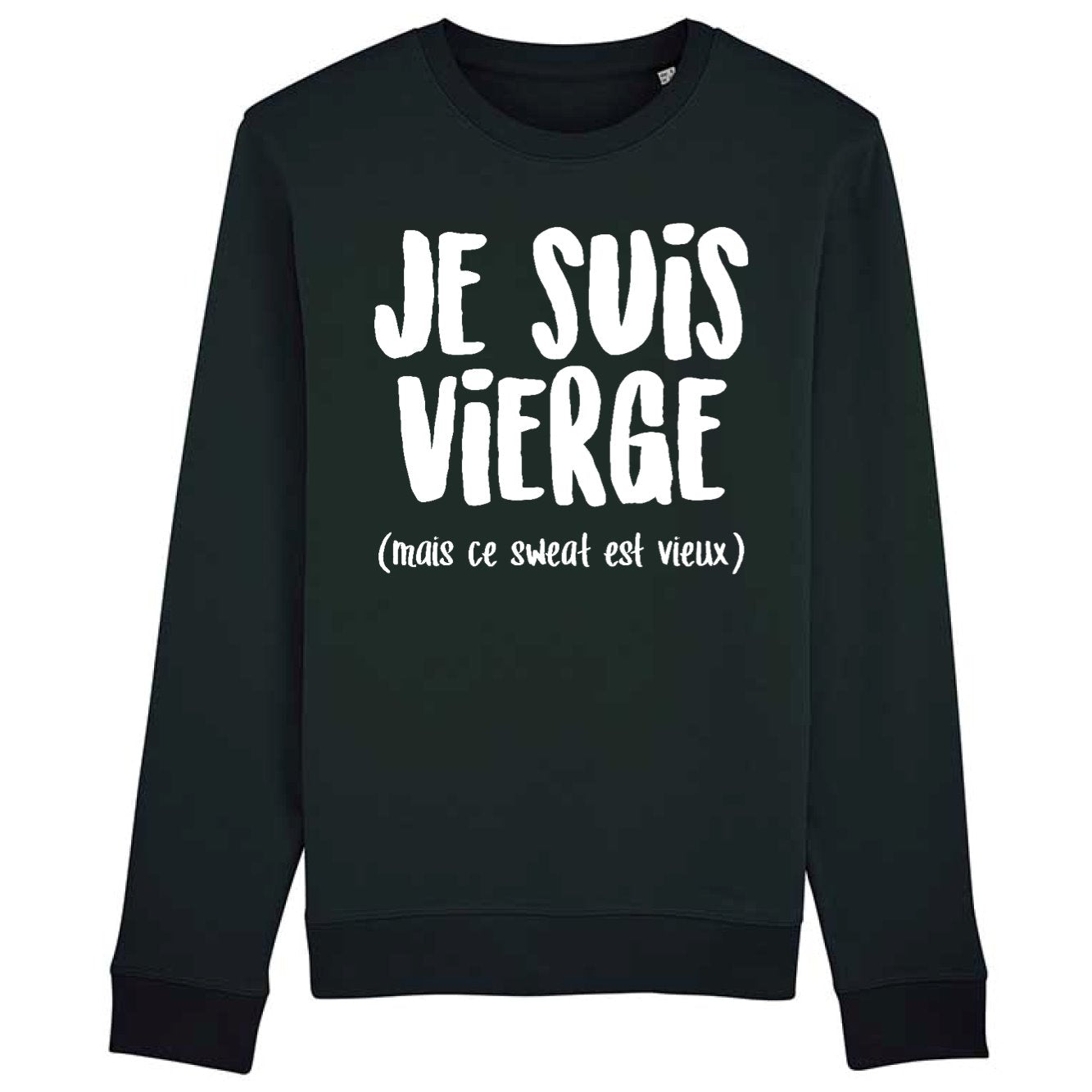 Sweat Adulte Je suis vierge 