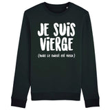 Sweat Adulte Je suis vierge 