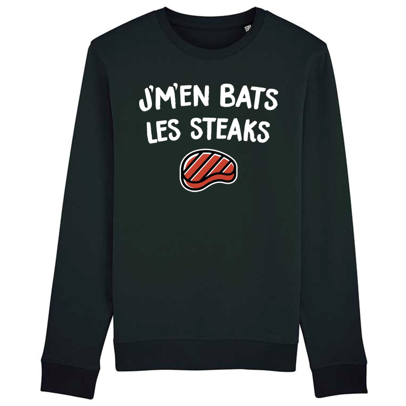 Sweat Adulte J'm'en bats les steaks 