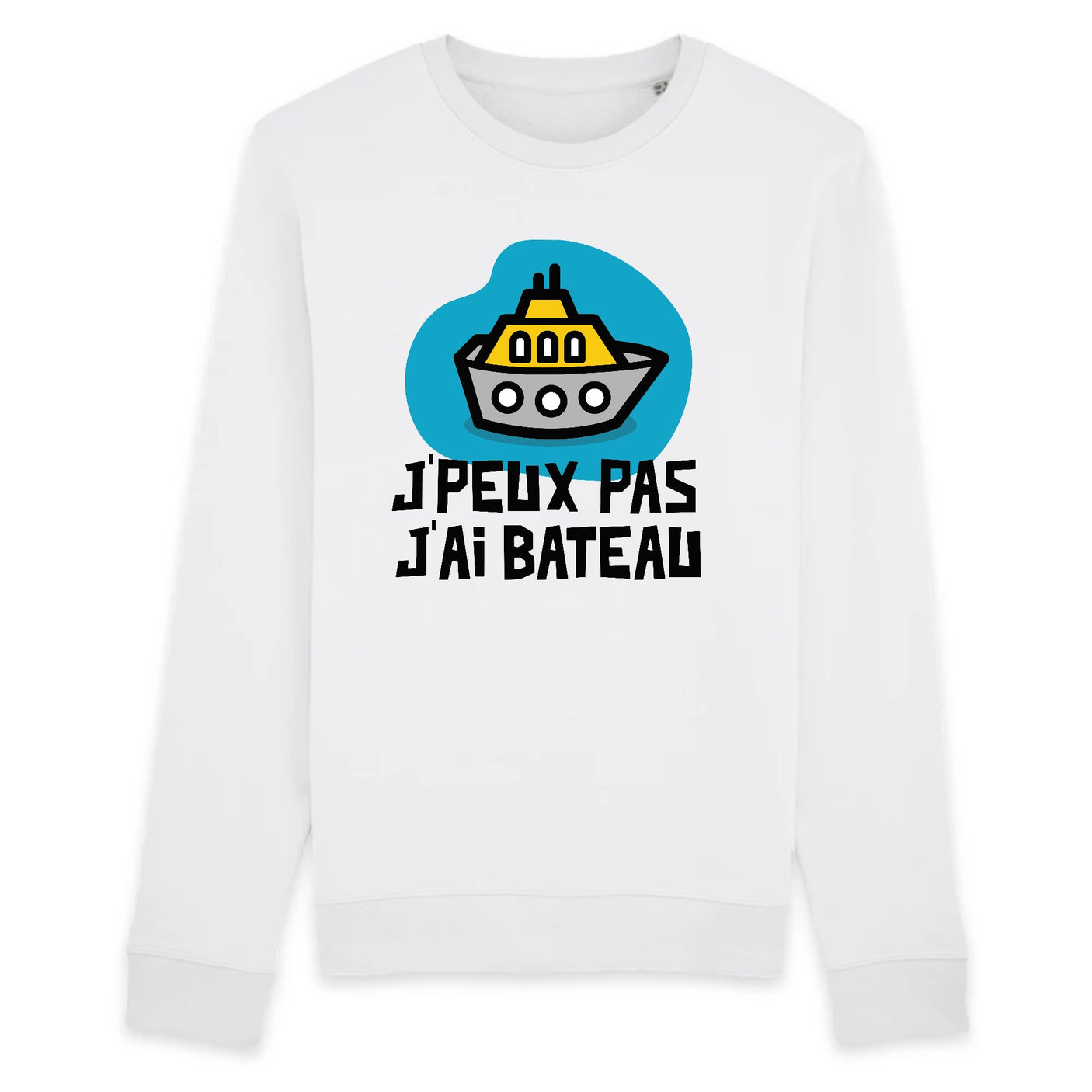 Sweat Adulte J'peux pas j'ai bateau 