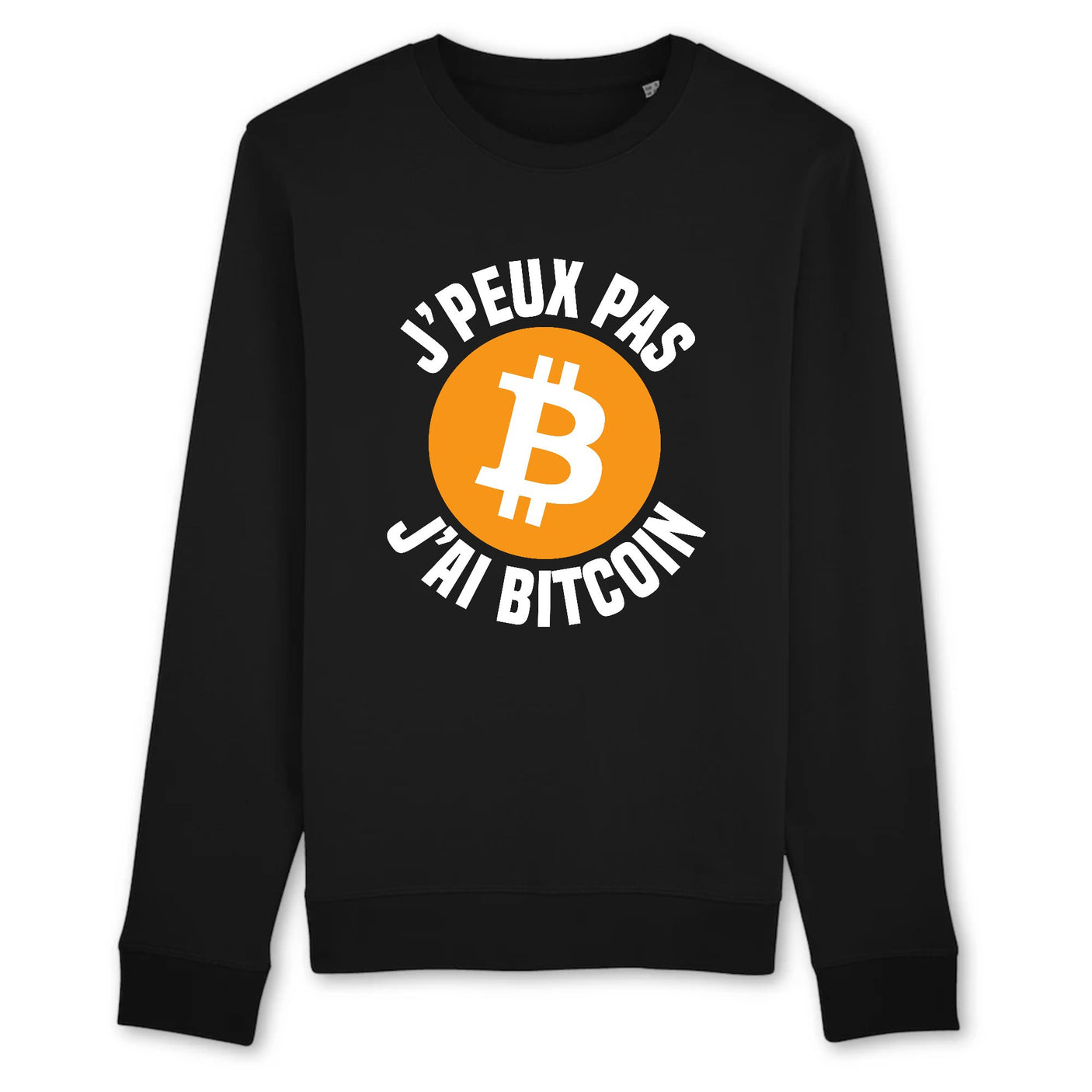 Sweat Adulte J'peux pas j'ai Bitcoin 