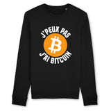 Sweat Adulte J'peux pas j'ai Bitcoin 