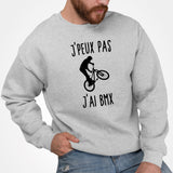 Sweat Adulte J'peux pas j'ai BMX Gris