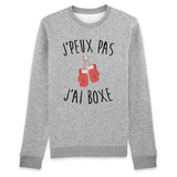 Sweat Adulte J'peux pas j'ai boxe 