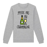 Sweat Adulte J'peux pas j'ai champagne 