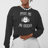 Sweat Adulte J'peux pas j'ai crossfit Noir