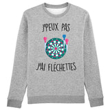 Sweat Adulte J'peux pas j'ai fléchettes 