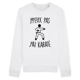 Sweat Adulte J'peux pas j'ai karaté 