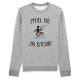 Sweat Adulte J'peux pas j'ai kitesurf 