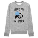 Sweat Adulte J'peux pas j'ai panda 