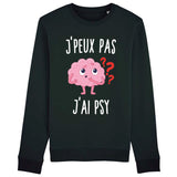 Sweat Adulte J'peux pas j'ai psy 