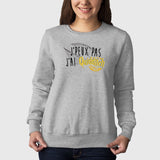 Sweat Adulte J'peux pas j'ai Quidditch Gris