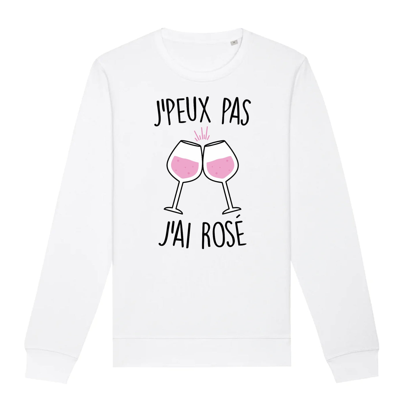 Sweat Adulte J'peux pas j'ai rosé 