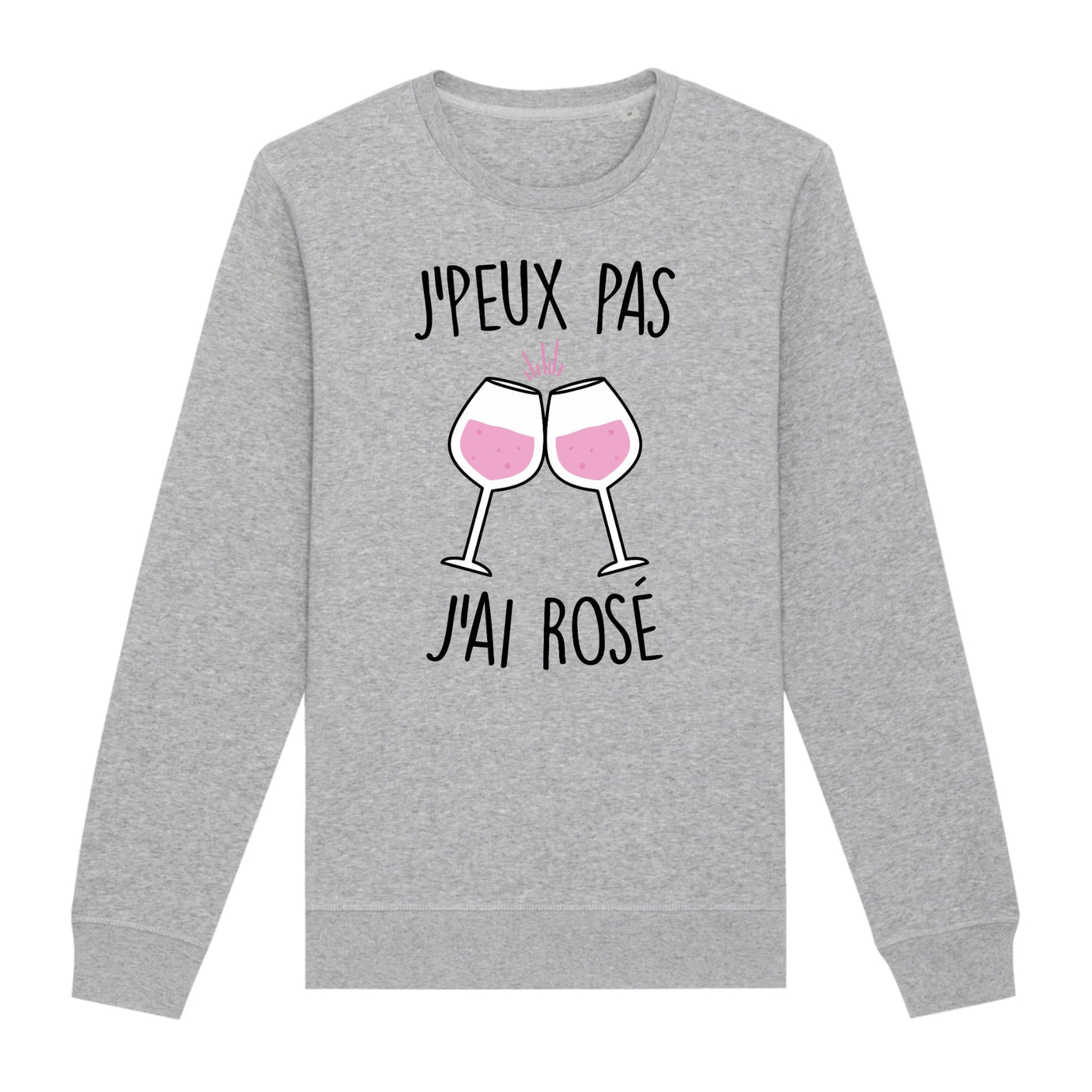 Sweat Adulte J'peux pas j'ai rosé 