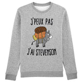 Sweat Adulte J'peux pas j'ai Stevenson 