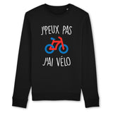 Sweat Adulte J'peux pas j'ai vélo 