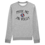 Sweat Adulte J'peux pas j'ai volley 