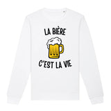 Sweat Adulte La bière c'est la vie 