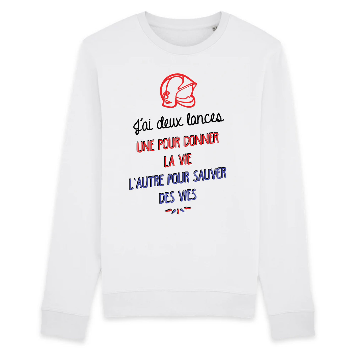 Sweat Adulte Lance de pompier 