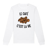 Sweat Adulte Le café c'est la vie 