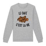 Sweat Adulte Le café c'est la vie 