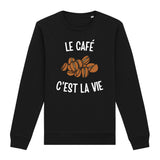 Sweat Adulte Le café c'est la vie 