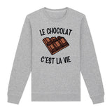 Sweat Adulte Le chocolat c'est la vie 