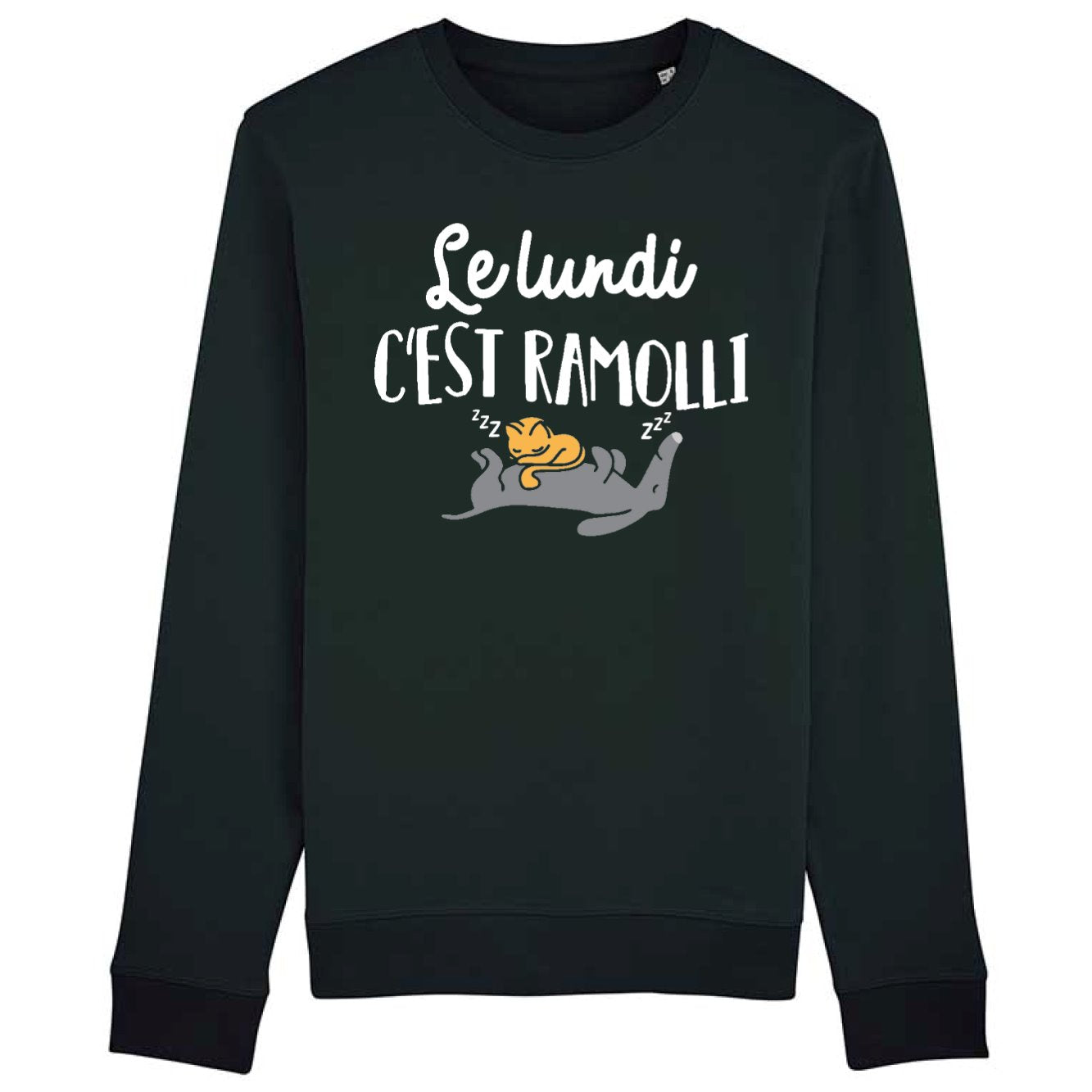 Sweat Adulte Le lundi c'est ramolli 