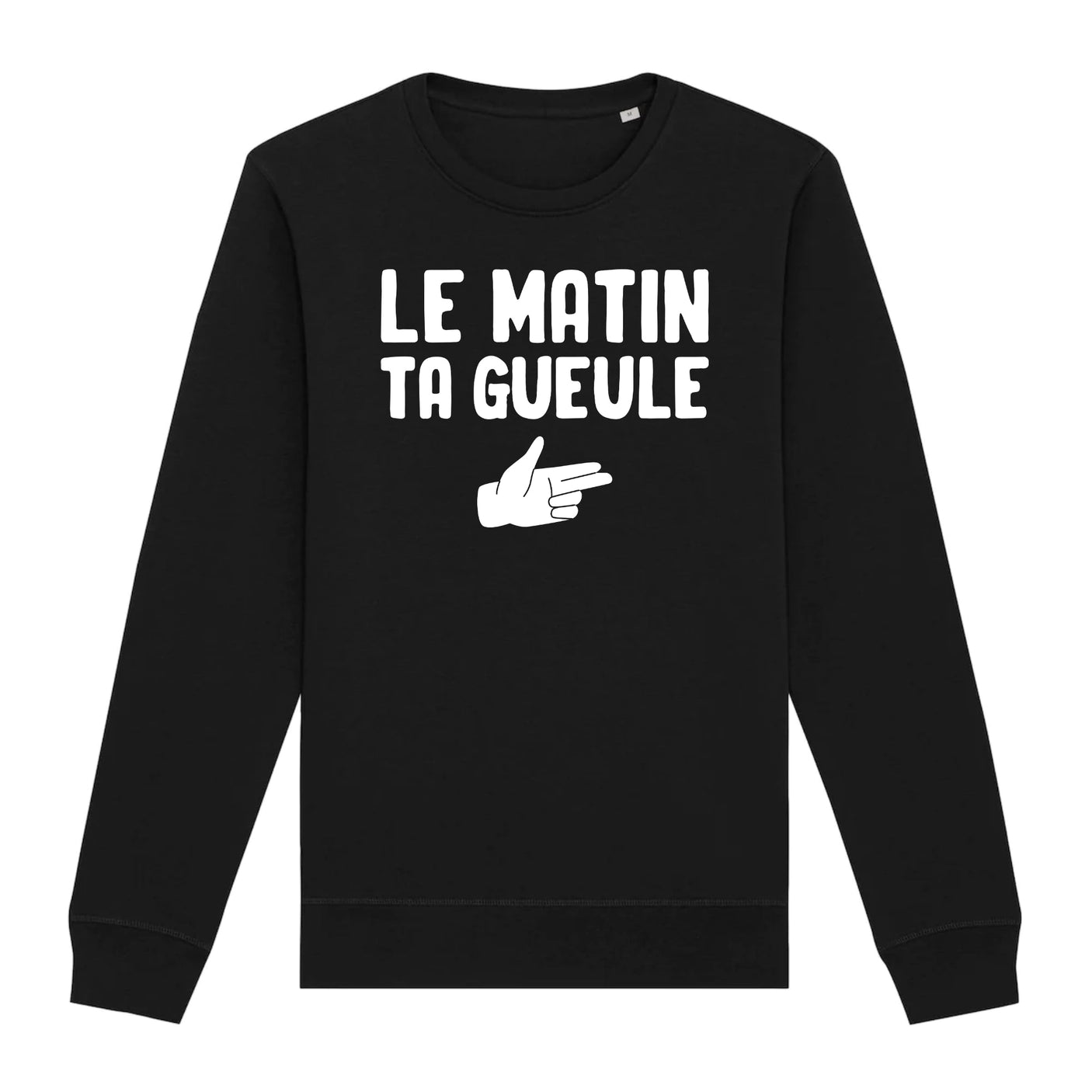 Sweat Adulte Le matin ta gueule 