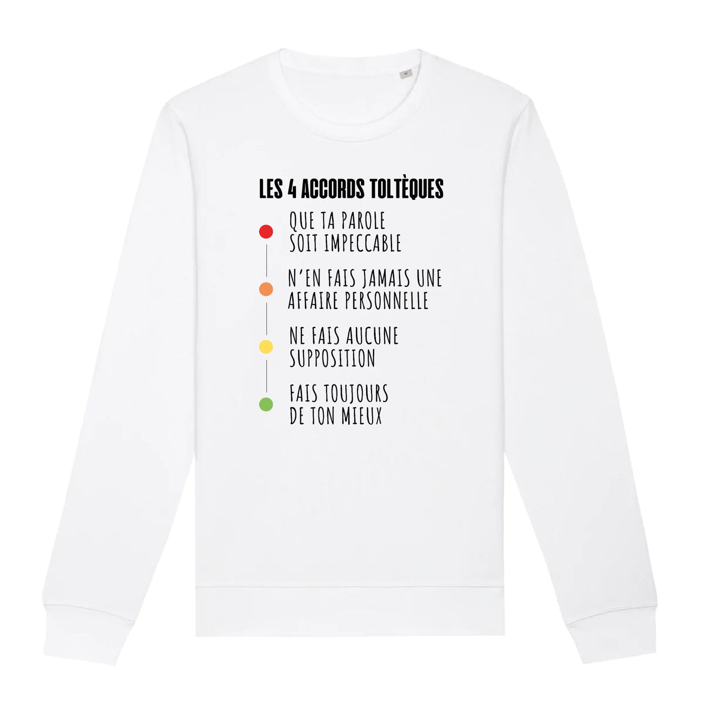 Sweat Adulte Les 4 accords toltèques 