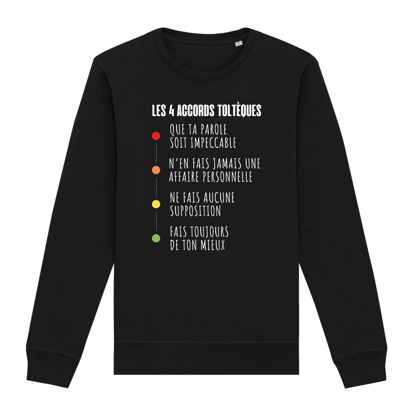 Sweat Adulte Les 4 accords toltèques 