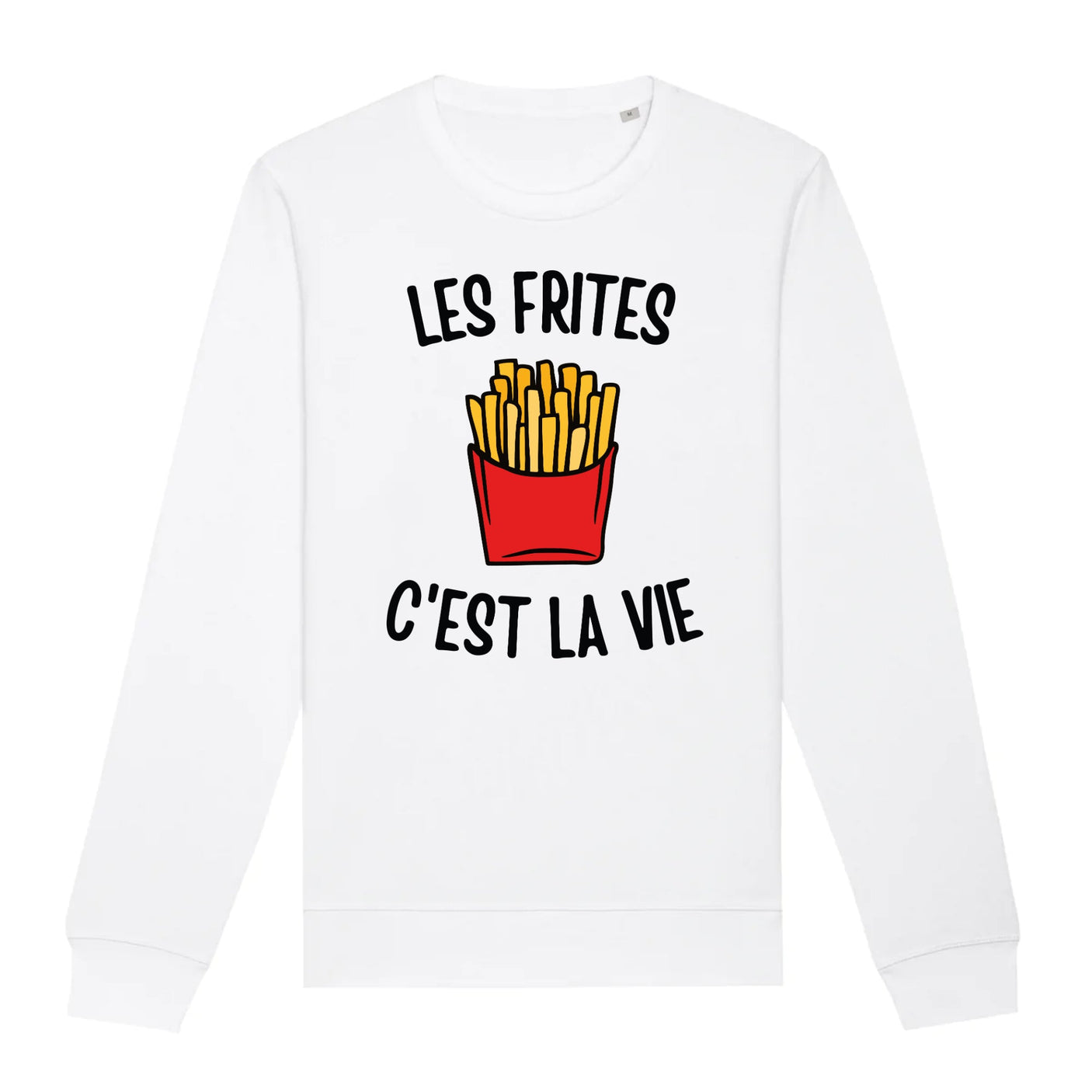 Sweat Adulte Les frites c'est la vie 