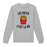 Sweat Adulte Les frites c'est la vie 