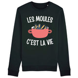 Sweat Adulte Les moules c'est la vie 