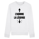 Sweat Adulte L'homme la légende 