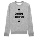 Sweat Adulte L'homme la légende 