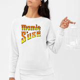 Sweat Adulte Mamie s'use Blanc