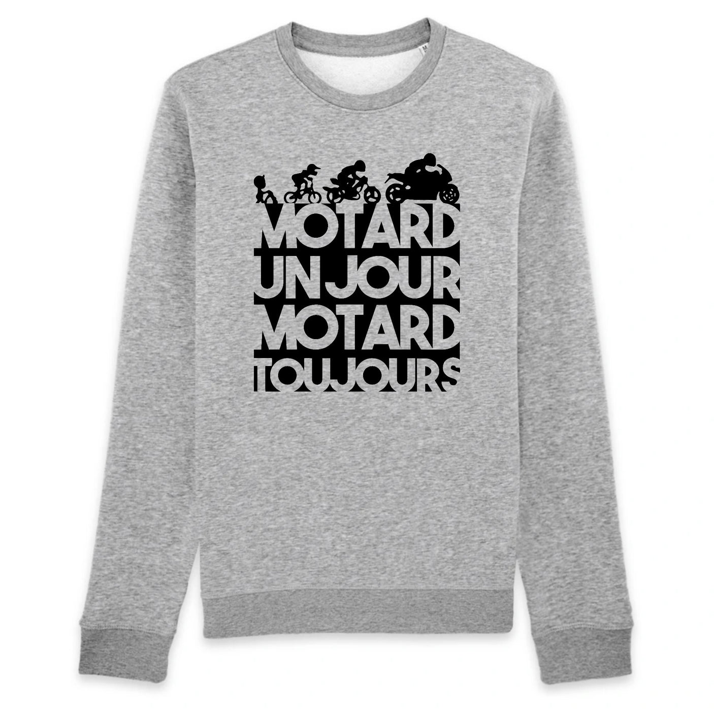 Sweat Adulte Motard un jour 