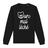 Sweat Adulte Ours mal léché 