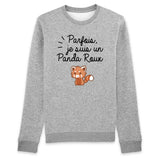 Sweat Adulte Panda roux 