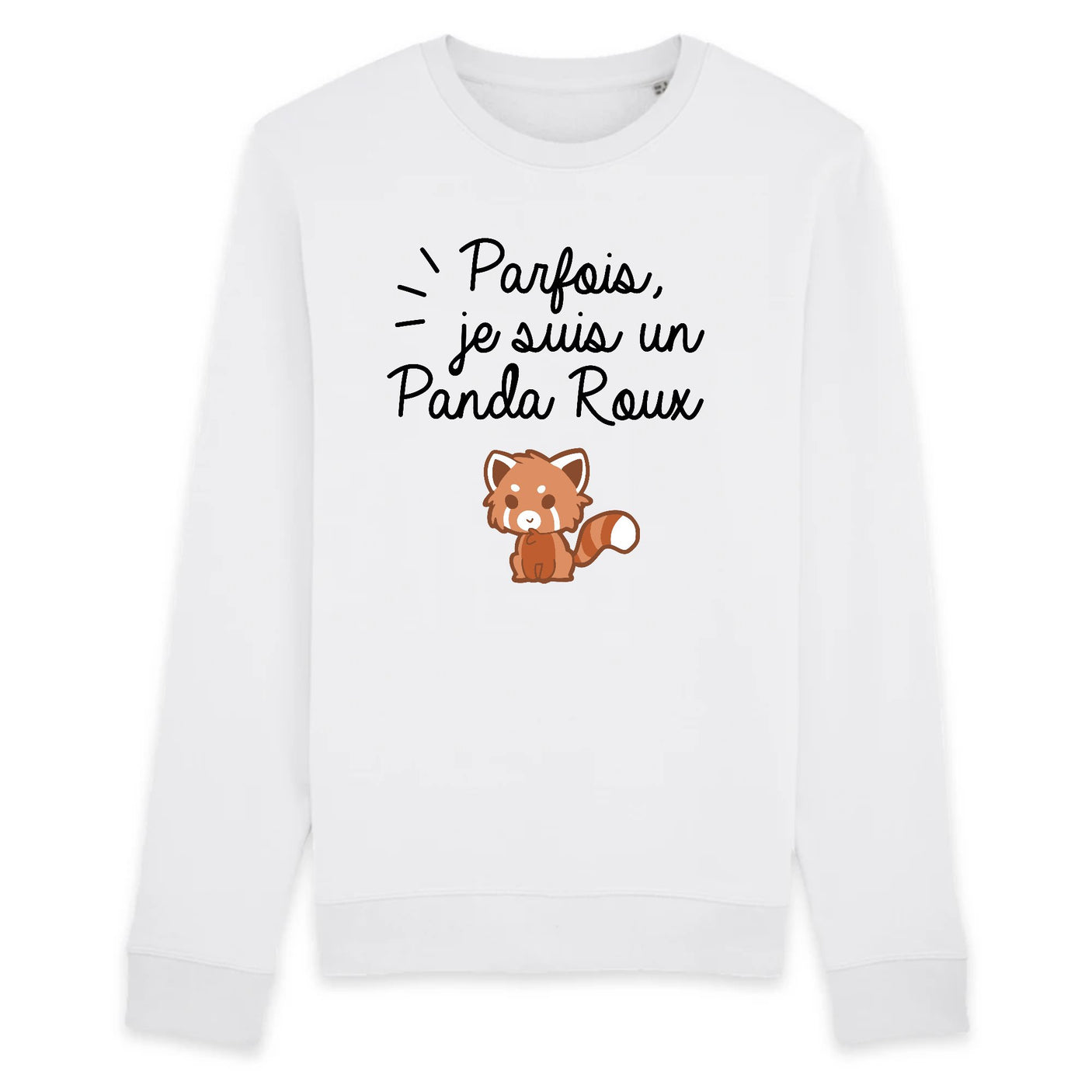 Sweat Adulte Panda roux 