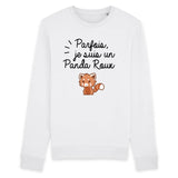 Sweat Adulte Panda roux 