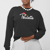 Sweat Adulte Poulette Noir