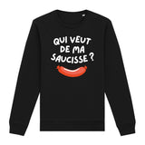 Sweat Adulte Qui veut de ma saucisse 