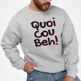 Sweat Adulte Quoicoubeh Gris